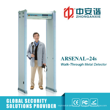LCD Screen Instituição Financeira Guard Archway Metal Detector